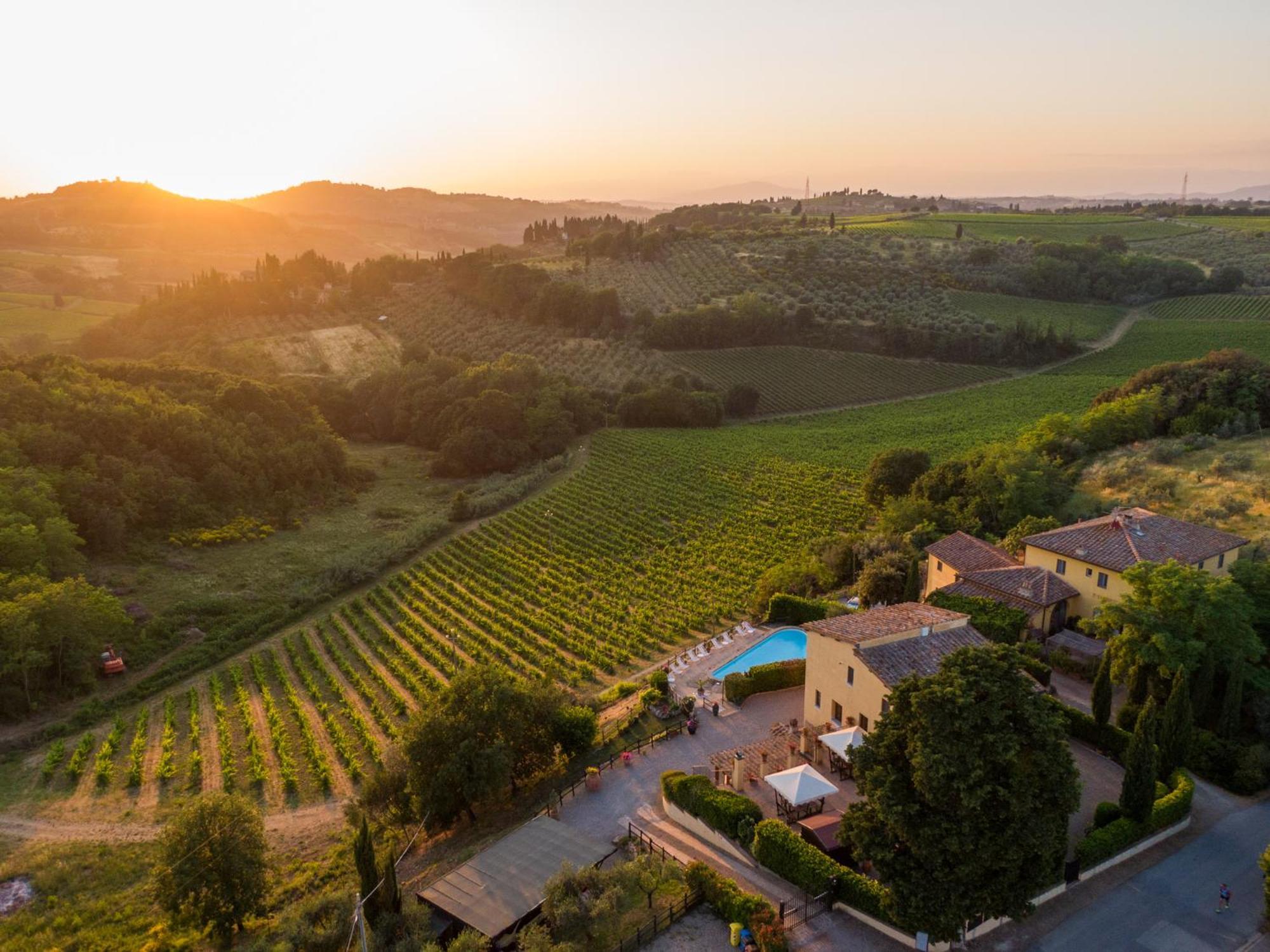 Podere Vergianoni Con Piscina E Vista Mozzafiato Tavarnelle Val di Pesa Exteriör bild